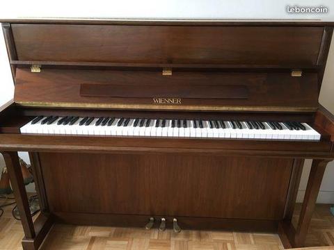 PIANO DROIT WIENNER 118 - NOYER - Comme neuf