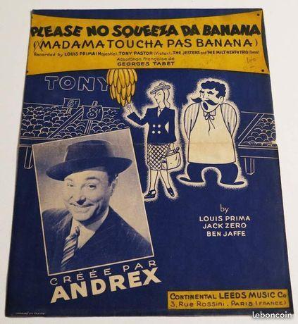 Partition LOUIS PRIMA /ANDREX : Please no Squeeza