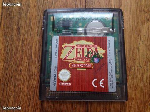 Jeu zelda oracle of seasons game boy color