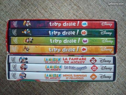 Lot de 7 DVDs de Mickey