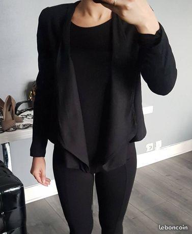 Veste tailleur noir H&M T.34