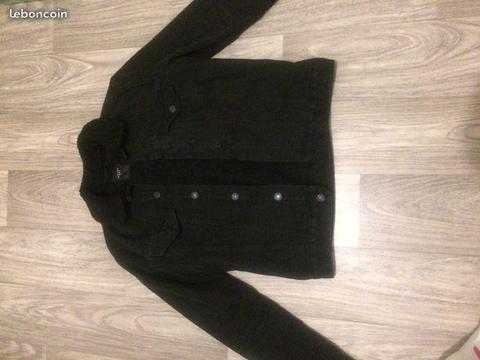 Veste en jeans noir (14-16ans )