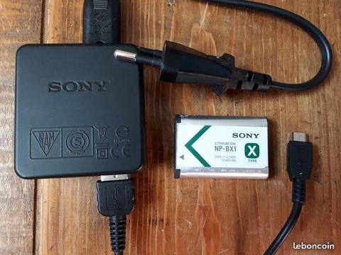 Chargeur + batterie Accus NP-BX1 Sony DSC HX50