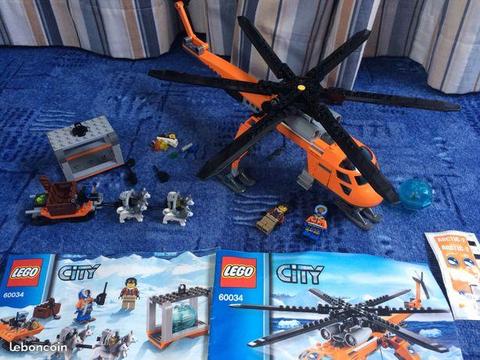 Hélicoptère arctique Lego City 60034