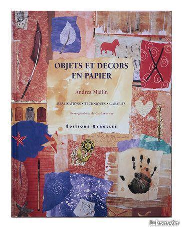 Livre Loisirs Créatifs : objets & décors en papier