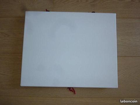 Toile blanche à peindre 41 cm x 33 cm