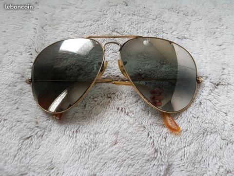 Lunettes Rayban Aviator collector années 60/70