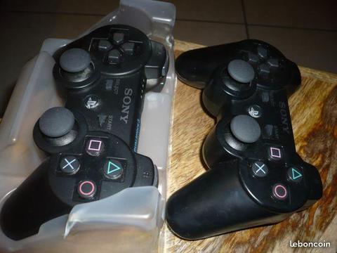 4 Manettes Sony PS2 - PS3 à Prix imbattable