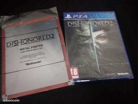 [PS4] DISHONORED 2 + Steel Cover