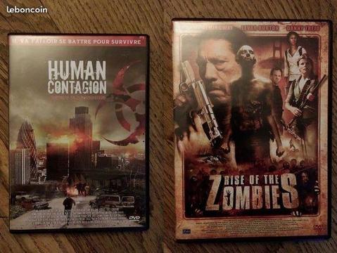 Lot de films de zombies (lire annonce)
