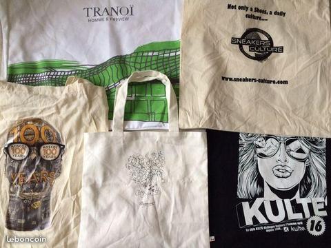 Tote bags - collection (NEUF)