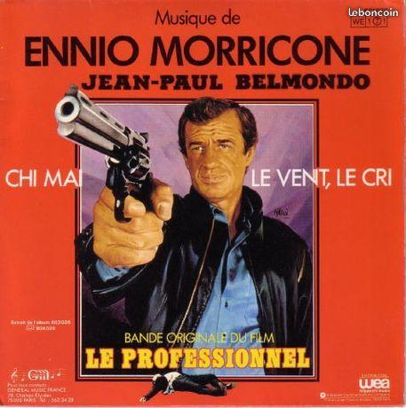 Vinyle 45T BO Le professionnel (Ennio Morricone)