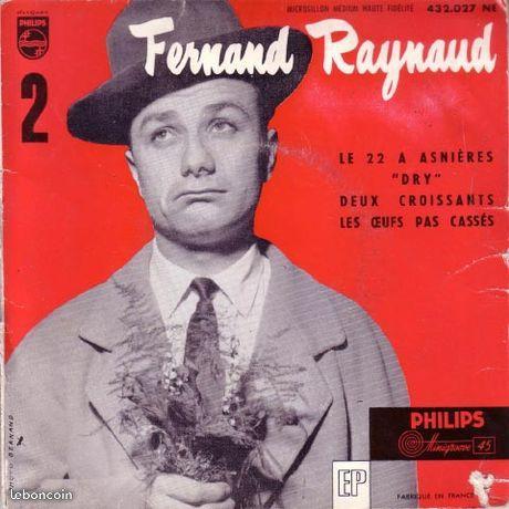 Vinyle 45T Fernand Raynaud N°2 Le 22 à Asnières