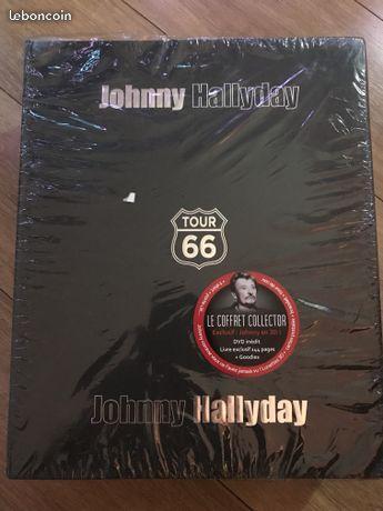 JOHNNY HALLYDAY TOUR 66 COFFRET LUXE INÉDIT