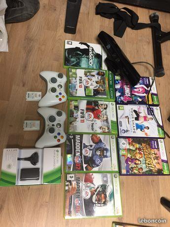 Pack Xbox 360 manettes Kinect jeux Et instruments
