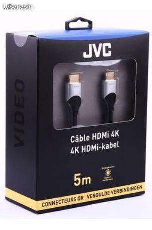 5M Cable JVC CORDON HDMI 4K NEUF val.40€