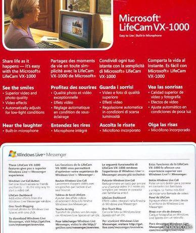 Microsoft Lifecam VX-1000 Webcam