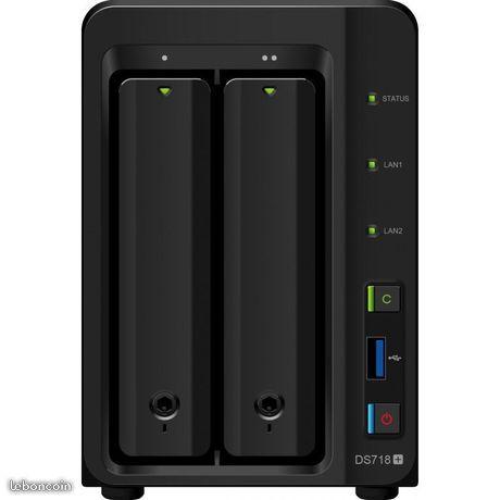Synology DiskStation DS718+ - Boîtier NAS 2 baies