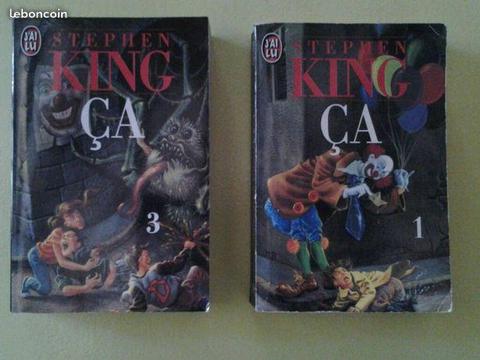 Lot de 2 livres STEPHEN KING