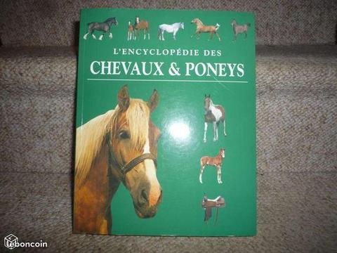 Encyclopédie des chevaux et poneys NEUF