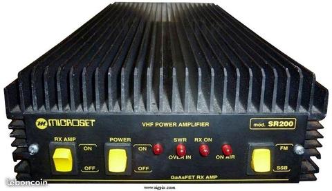 MICROSET SR-200 AMPLI VHF 200w