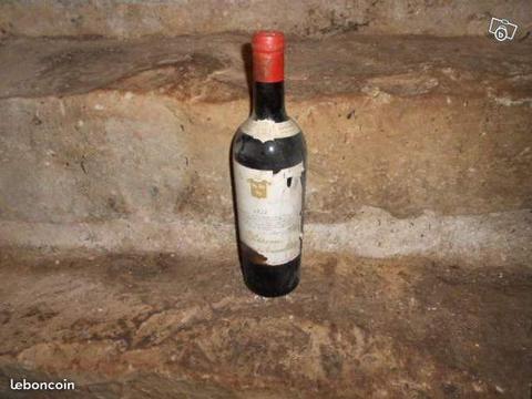 Vieux vin bordeaux mouton d'armailhacq 1933