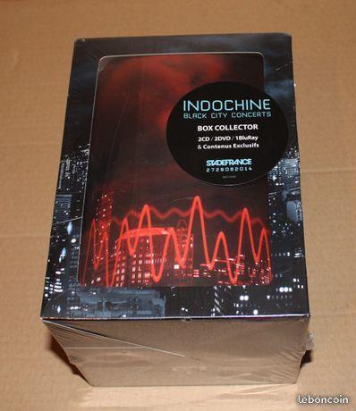 Indochine - black city concert - box collector