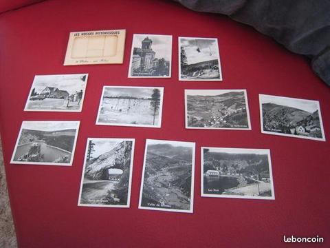 Lot 10 anciennes photos vintage vosges pittoresque