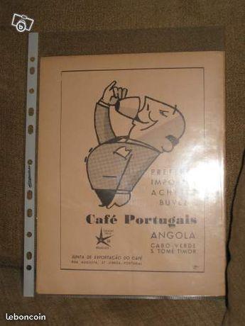 Publicite vintage Presse 50 Cafe Portugais Angola