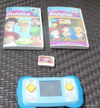 Mobigo bleu + 3 jeux