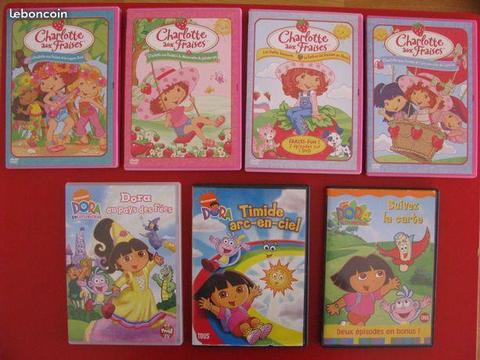 DVD enfant, Dora,Charlotte aux fraises (sandgib94)