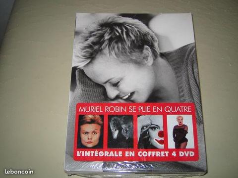Coffret NEUF 4 DVD Muriel Robin se plie en quatre