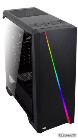 Boîtier pc aerocool cylon rgb noir