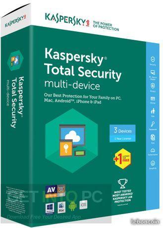 Kaspersky Total Security 2 clés