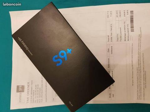 Samsung S9 plus tout neuf avec facture