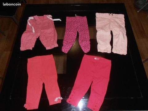 Lots de 12 vêtements bébé fille 6-9 mois