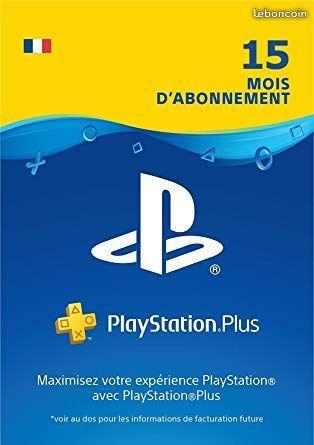 Carte PSN+ PlayStation 15 mois