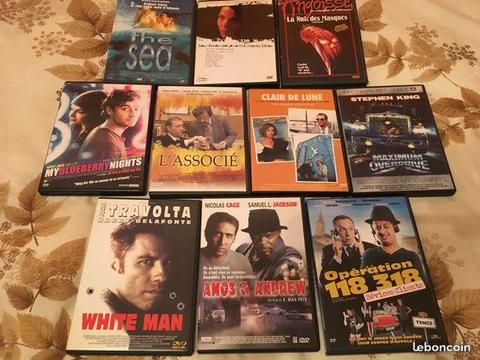 Lot de 10 DVD