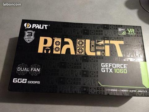 Carte Graphique PALIT GTX 1060 DUAL 6GB GDDR5