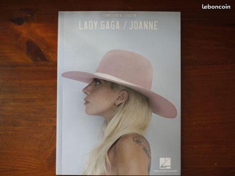 Livre partition Lady Gaga - Joanne