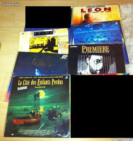 Lot de 6 Laserdisques LD PAL VF et VOST
