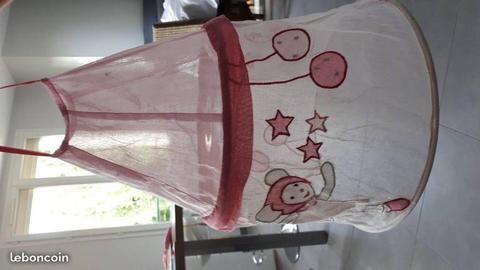 Suspension luminaire applique Moulin Roty rose