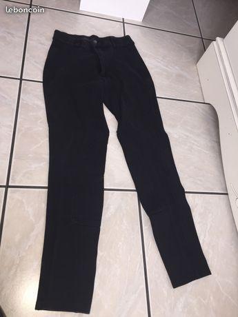 Pantalon d'équitation noir fouganza. Taille Xs/s