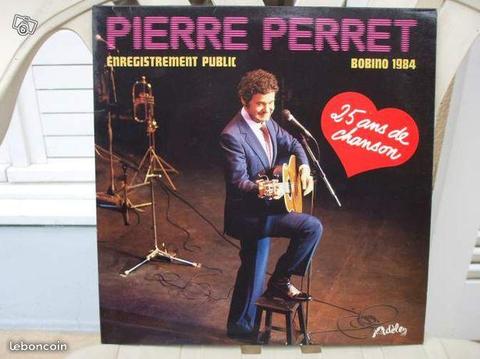 Pierre PERRET Bobino 1984 - pochette 2 disques TBE