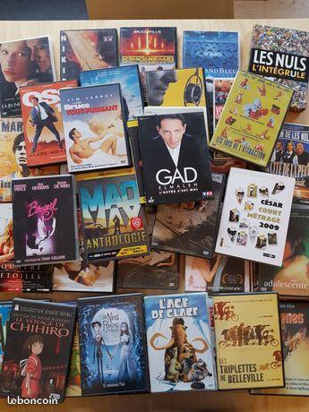 Collection DVD : films, séries, animation