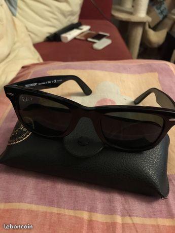 Lunette Wayfarer noir polarisé e