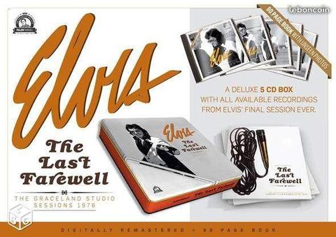 Elvis the last farewell 1976 box metal book 5 cds