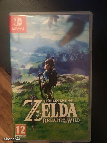 Jeu switch Zelda breath of the wild comme neuf