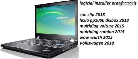 Pc portable ordinateur avec logiciel installer