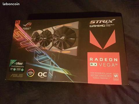 Amd Rx Vega 56 Asus Strix Neuf